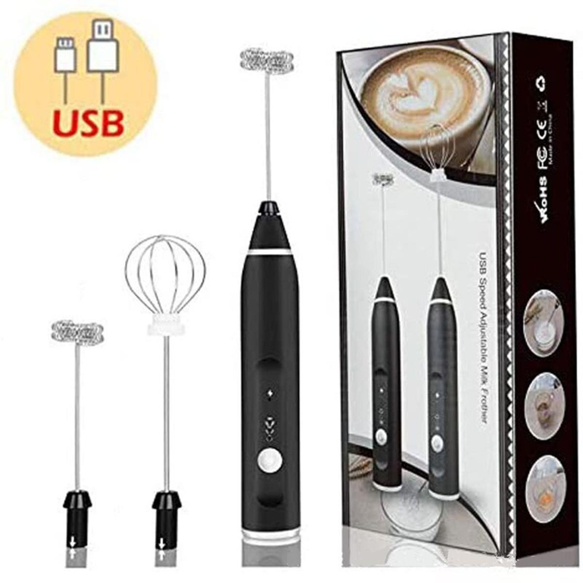 2 in 1 Coffee Beater Rechargeable Smooth Mixing Easy Use Compact Design Comfortable Handling - Image 2