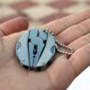 Stainless Steel Outdoor Portable Multitool Plier Knife Key Chain Screwdriver Mini Multi Tools With Leather Pouch For Camping