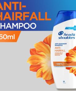 Head And Shoulders Anti Dandruff Shampoo Anti Hairfall Orange Scent Providing Durable Quality Gentle Care - 360ML