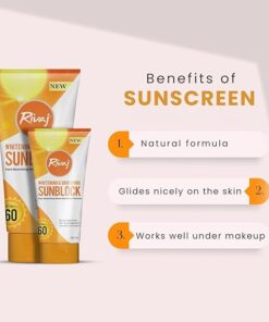 Rivaj Whitening and Vanishing Sunblock SPF 60