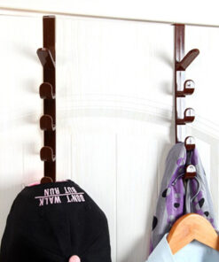 5 Level Over Door Hook for Hanging Coat Hangers