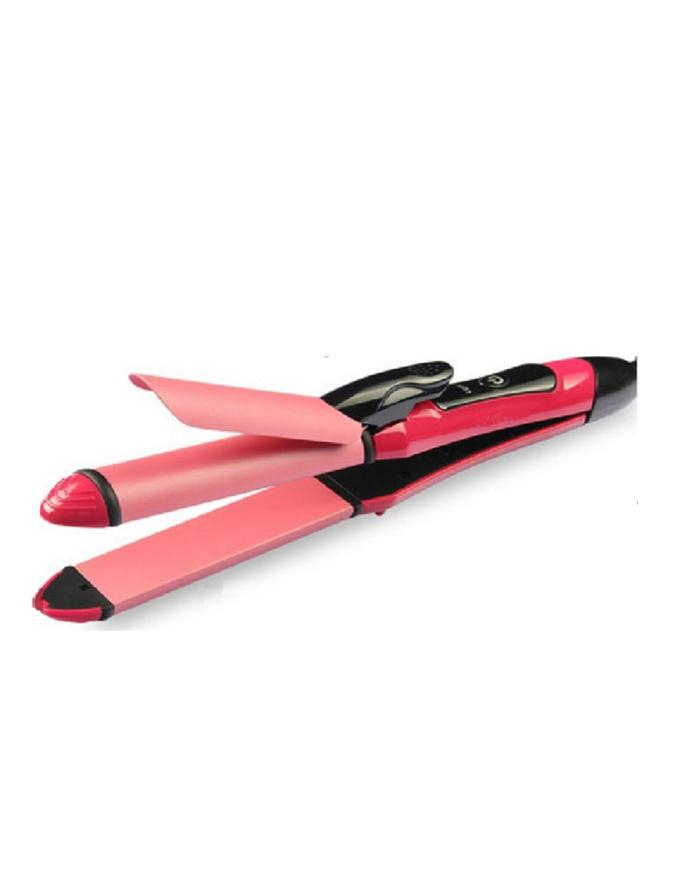 2-in-1 Nova Hair Straightener and Curler – Dual-Use Styling Tool with Quick Heat-Up Technology