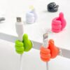 PACK OFF 10 Thumb Wall Hook Wall Decoration Hook Creative Silicone Thumb Key Hanger Hooks(random color) - Image 2
