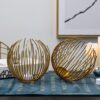 Metal Candle Holder | Iron Geometric Candle Stand For Home Decor - Image 2