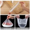 100 Pcs Disposable Food Cover Plastic Shopper Bags - Image 3