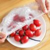 100 Pcs Disposable Food Cover Plastic Shopper Bags