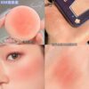 3 in 1 Colors Facial Blush Gradual Powder Blusher Shimmer Highlighter Three-dimensional Brightening Powder Blusher Palette - Biya Korean Highlighter & Blush Palette - Image 2