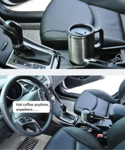 12 Volts 450 ml Heated Travel Mug Coffee /Tea/Soup Cup Car Charging Electric Kettle