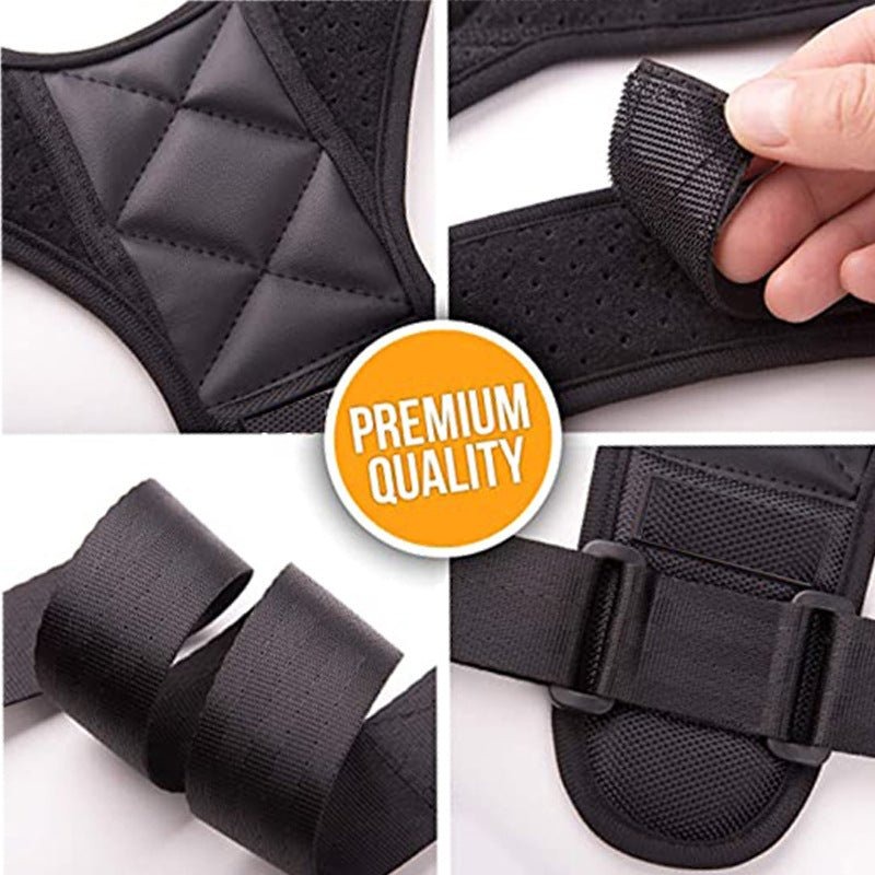 Adjustable Body Posture Corrector Belt – Back & Shoulder Support Brace for Men and Women | Spine Alignment & Pain Relief - Image 3