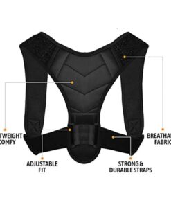 Adjustable Body Posture Corrector Belt – Back & Shoulder Support Brace for Men and Women | Spine Alignment & Pain Relief