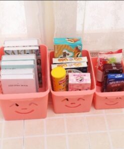 Smile basket Without cap pack off 3 | Storage Organizer Basket | Multipurpose Baskets For Kitchen