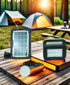 Solar Powered Light System Flashlight