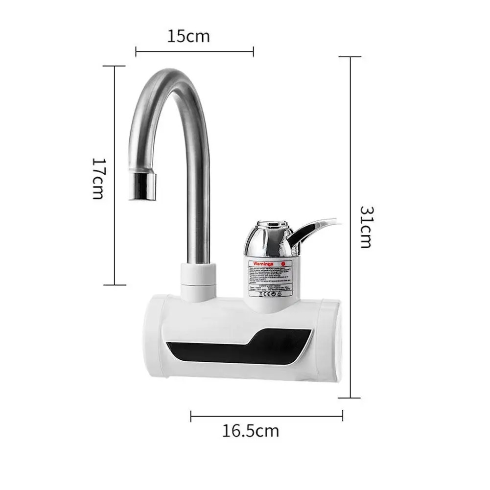 Electric Kitchen Water Heater Tap – Instant Hot Water Faucet | Fast Heating Tankless Faucet - Image 4