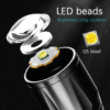 Mini Rechargeable LED Flashlight – Waterproof Torch with USB Fast Charging & Side Lamp (Metal Body) - Image 4