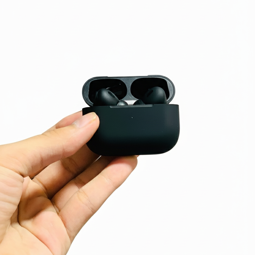 Apple Pro 2 BT Earbuds – Wireless Earphones with Buzzar, Volume Control & Wireless Charging Case - Image 3