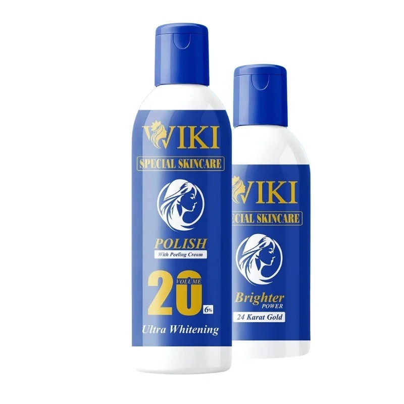 WIKI Special Skincare Brighter Power 24K Gold & 2 in 1 Polish with Peeling Cream – Ultra Whitening - Image 2
