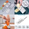 5-in-1 Multi-Functional Vegetable Slicer & Grater – Adjustable Mandoline Cutter - Image 3