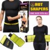 Hot Shaper Slimming Belt With Box Adjustable Standard Size Waist Trainer For Men And Women Helps Reduce Belly Fat Effectively