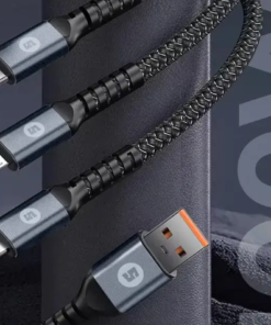 3-in-1 Charge & Sync Cable | Fast Charging + Data Transfer + Multi-Device Compatibility