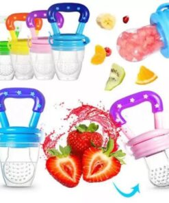 Alternative view of Baby Solid Baby Fruit Pacifier Nepel Fresh Fruit Feeder Infant Teething Toy Nibbler Teether Pacifier Safe Silicone Pacifier (Random Color)