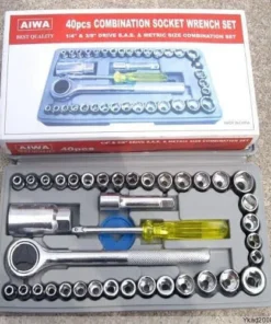 40 Pcs Combination Socket Wrench Set