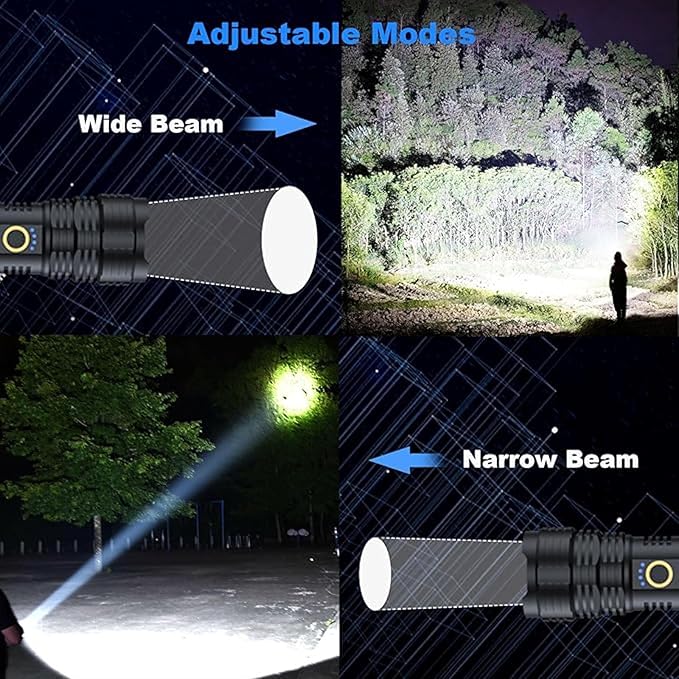 P 90 Super Light Rechargeable Flashlight High Lumens