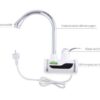 (with shower)Electric Hot Water Heater Faucet Kitchen Instant Heating Tap Water - Image 2