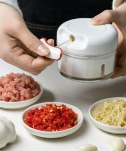 Mini Speedy Chopper | Manual Hand Pull | Garlic Slicer | For Vegetables