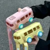 Bus Shape School Water Bottle with Strap 500 ML (Random Color) - Image 4