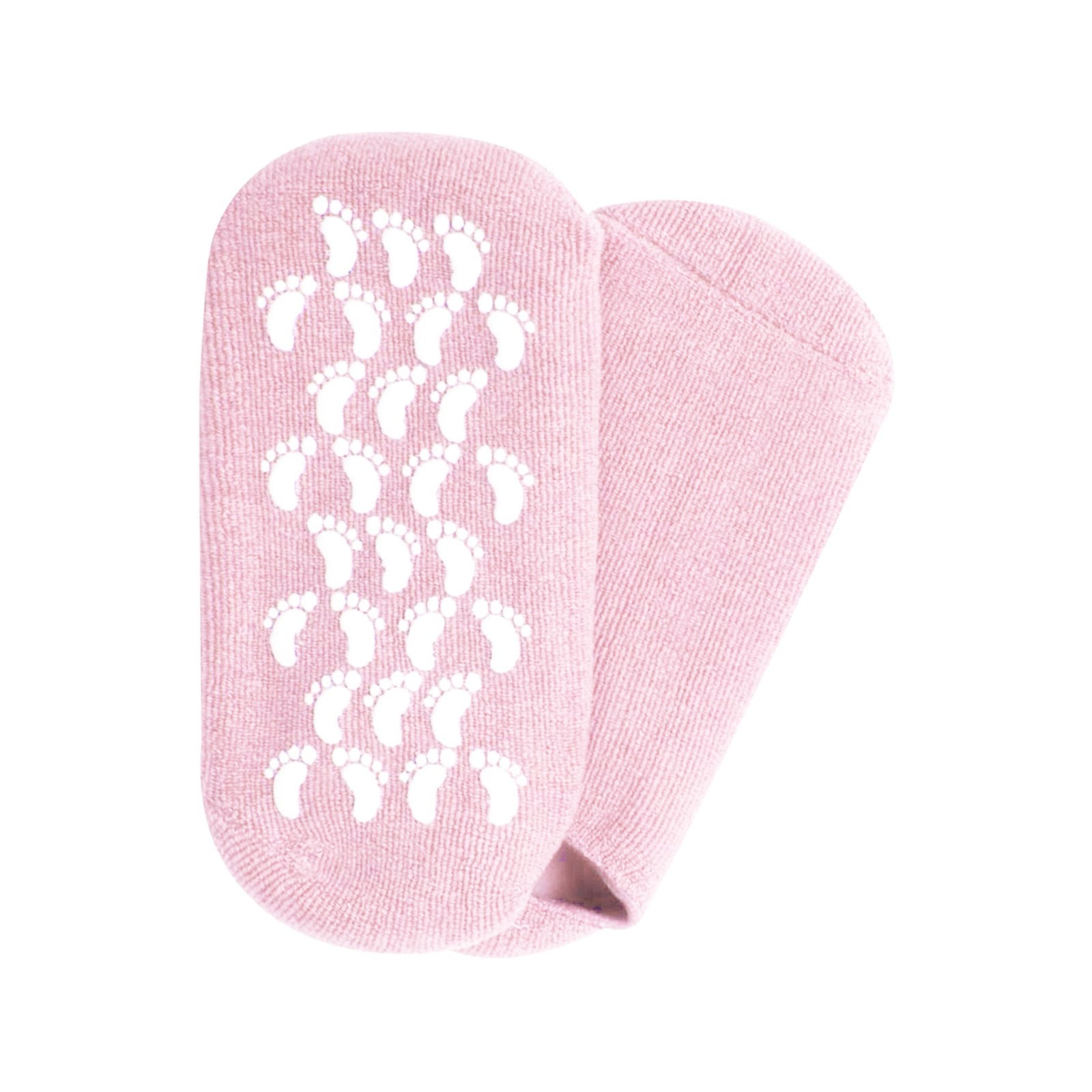 1 Pair Reusable Silicone Spa Gel Socks For Dry Feet And Cracked Heel Treatment – Moisturizing Hydrating Softening And Skin Smoothing Overnight Foot Care - Image 3