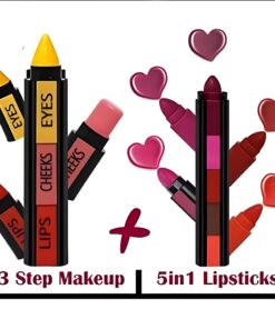 8 in 1 Makeup Deal - 5 in 1 lipstick - 3 in 1 Lip Pen