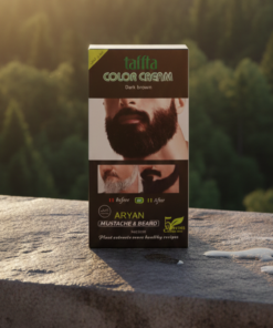 Aryan Mustache & Beard Color Cream (Dark Brown) – 5-Minute Instant Grey Coverage with Plant Extracts