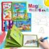 Magic Water Coloring Book for Kids – Reusable Drawing & Painting Fun (Random Colors & Designs)
