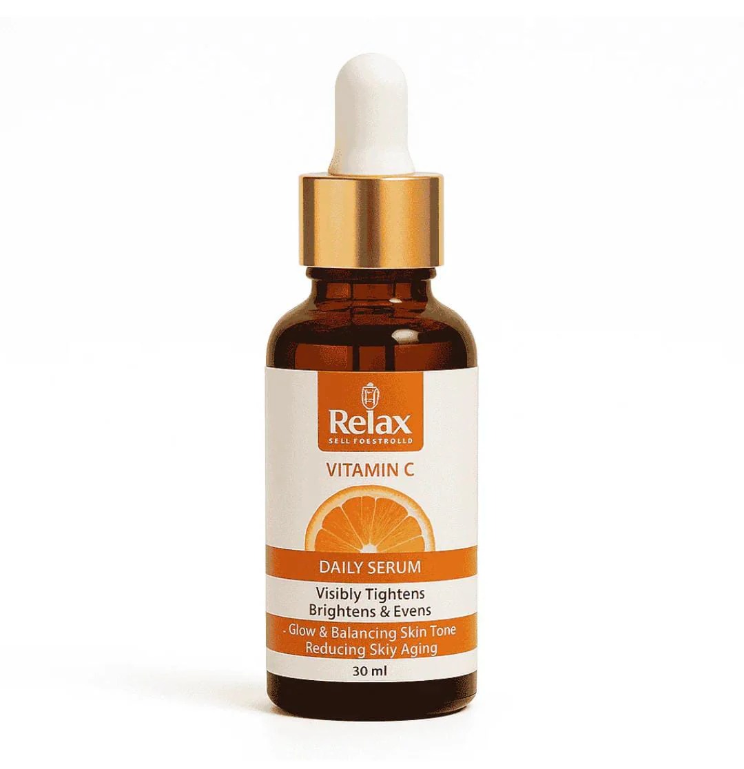 Relax Vitamin C Daily Face Serum – Brightening, Anti-Aging & Hydrating Formula for Healthy Radiant Skin (30ml) - Image 5
