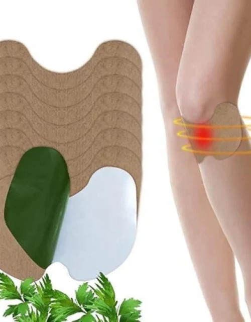 Herbal Knee Pain Relief Patch – Heat Therapy for Joint & Muscle Comfort, Natural Ingredients Pack Of 10 Pcs - Image 4