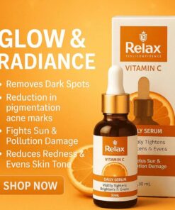 Relax Vitamin C Daily Face Serum – Brightening