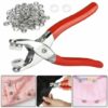 Metal Hand Press Tich Button Machine With 25 Button