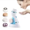 Cnaier 4 in 1 Electric Cleanser | Facial Cleansing Brush & Massager - Face Brush Set | Electric Rotating Face Scrubber for Deep Cleaning, Exfoliating, Blackhead Removing AE-8286 - Image 4