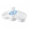 3 In 1 Soap Dispenser And Sponge Holder Sponge Holder For Kitchen - Plastic - 1 Pc(random color ) - Image 2
