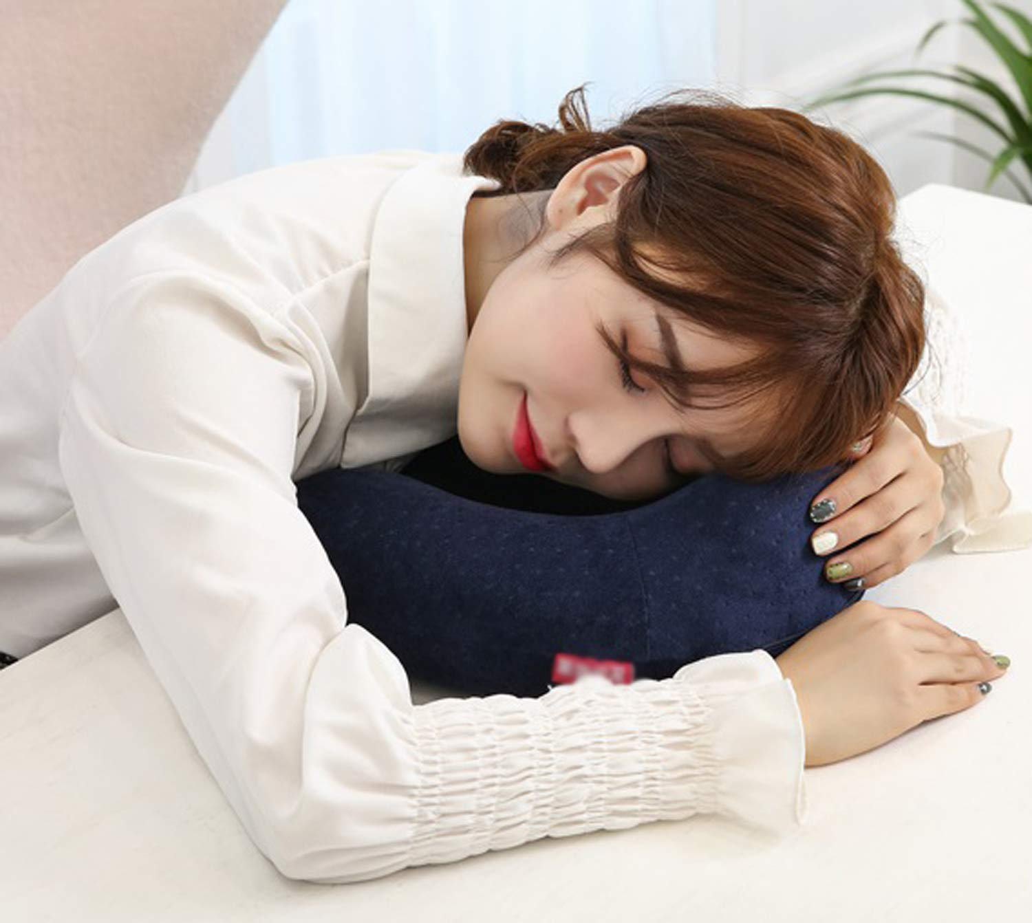 Imported U Shaped Pillows for Sleeping - Portable Travel Neck Pillows for Adults - Neck Pillow for Flight, Car & Home - Random Color ( Multi Design) - Image 3