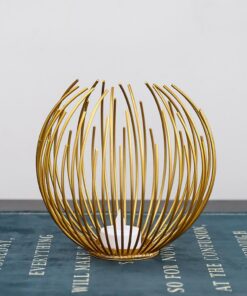 Metal Candle Holder | Iron Geometric Candle Stand For Home Decor