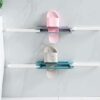 3 In 1 Shoes Rack Wall Mounted Folding Slippers Shoes Bathroom Towel Hanger Organizer Rack in House Shoes Stand Hanging Shelf Rack Holder for Multipurpose use(random color) - Image 2