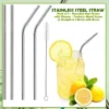 stainless steel straw 5 pcs pack - Image 4