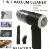 3 in 1 Portable Wireless Vacuum Cleaner – High Power Suction