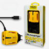 3A Light Change Charger with 2 USB Ports & Built-in Micro USB Cable | Best Quality Charger For Android | Vizo 3A Charger - Image 5