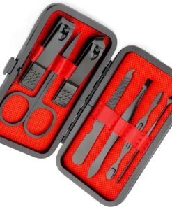 Premium Manicure & Pedicure Kit – Stainless Steel Nail Clippers Set with Grooming Tools for Hand