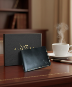 Men's Rugged Leather Wallet | Black Cow Leather | Durable & Stylish | Premium Quality