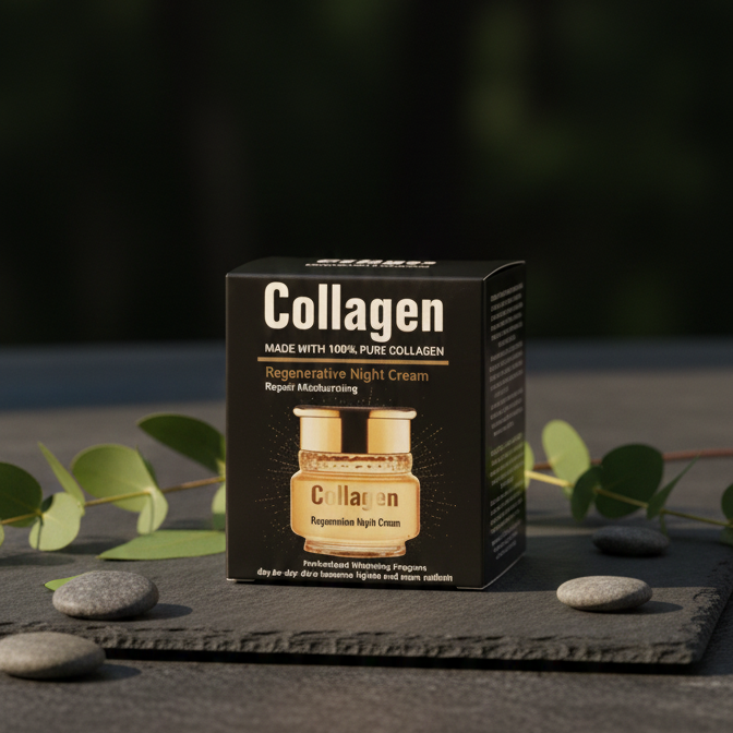 Pure Collagen Regenerative Night Cream - Professional Whitening