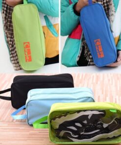 Portable Travel Storage Bag Shoes Organizer (Random Color)