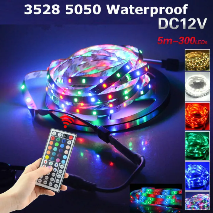 RGB LED Strip Lights 5m WiFi Smart LED Light Strip Compatible with Alexa
